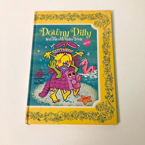 Vintage 1969 Mattel Upsy Downsy Downy Dilly Playset with Board and Book - Picture 2 of 16